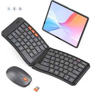 Foldable Keyboard and , Portable  Keyboard and  for Business Travel, Ultra-Thin Folding  Keyboard  for Windows//iOS/Andriod, C9880