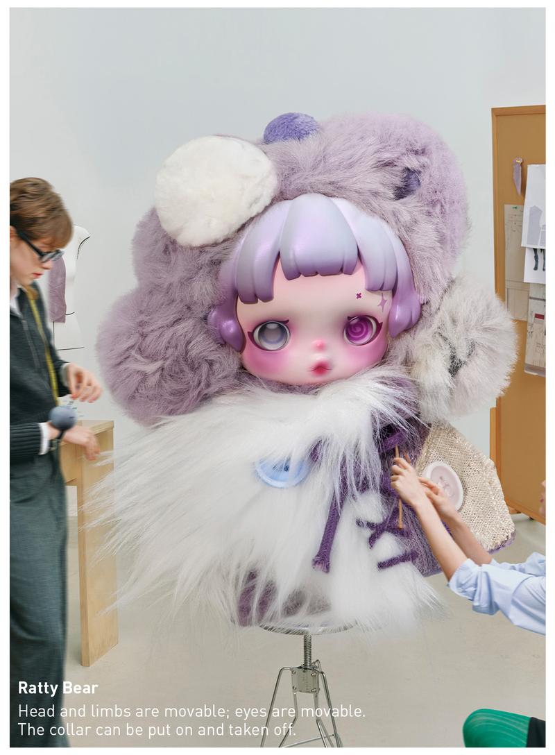 POP MART SKULLPANDA You Found Me! Series Plush Doll Pendant, Blind Box