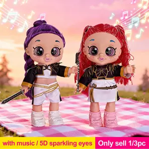 10-Inch K-Pop Anime Action Figure, Fashion Doll with 5D Eyes, 5 Movable Joints, Music Playing Toy, Fan Collection, Girl's Birthday Gift