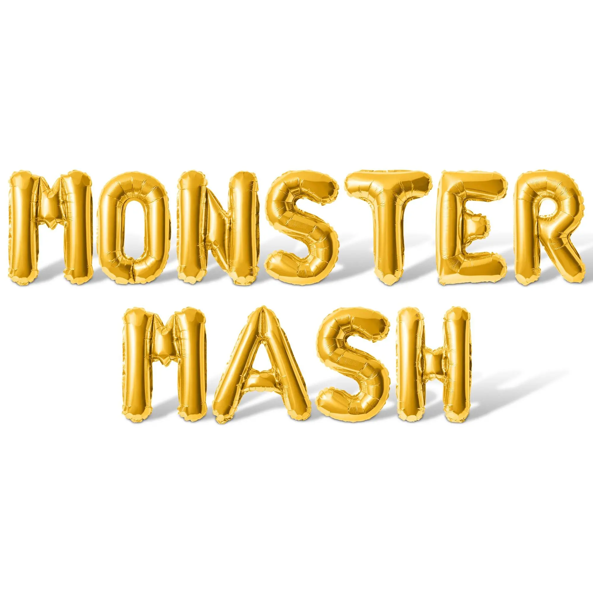 Letter Balloons - MONSTER MASH 16" Inch Alphabet Letters Foil Mylar Balloon Halloween Party Banner