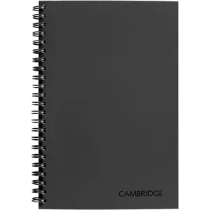 Limited Business Notebook with QuickNotes, Legal Ruled Paper, 5" x 8", 80 Sheets, Flexible Soft Touch Cover, Wirebound, Gray (06096)