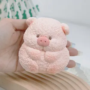 Pawtoto Cute Animals Squishy Toy Handmade Food Grade Silicon Creamy Clay Feel Medium Soft Medium Rebound