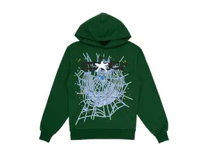 Sp5der Men's Web Hoodie Hunter Green, from StockX
