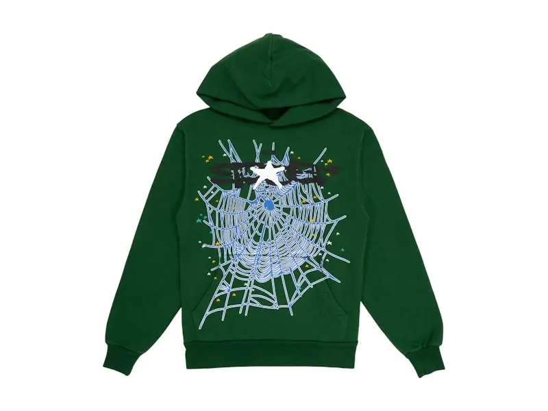 Sp5der Men's Web Hoodie Hunter Green, from StockX Sp5der Men's Web Hoodie Hunter Green, from StockX