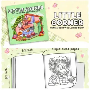 Bold Line Aesthetic Art Sheets for Daily Relaxation & Creative Home Decor 14+ Aged Single-Sided Pages No Ink Ruin Pocket-Sized Safe Haven Perfect for Gifting