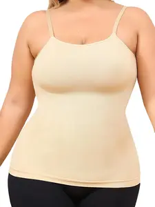 Plus Size Women's Comfortable Body Shaper Top, Seamless Fitted Design for Flawless Curves, Lightweight Breathable Fabric for All-Day Comfort