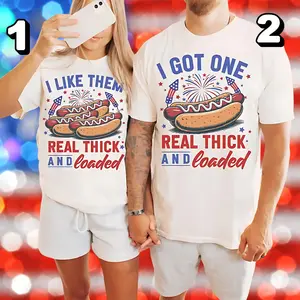 Funny Couples Fourth Of July T-shirt, Adult Humor 4th Of July Matching Sweatshirt For Couple, Graphic Hoodie