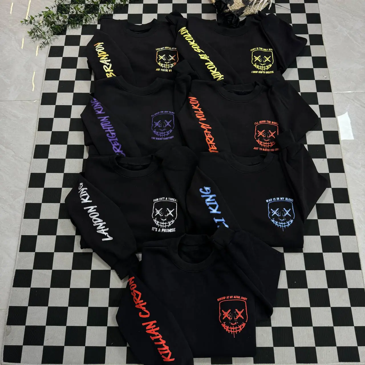 The Heathens Sweatshirt, Legacy Of Gods Hoodie, Jeremy Volkv, Killian Carson, Nikolai Sokolov, Gareth Carson, Vaughn Morozov Crewneck