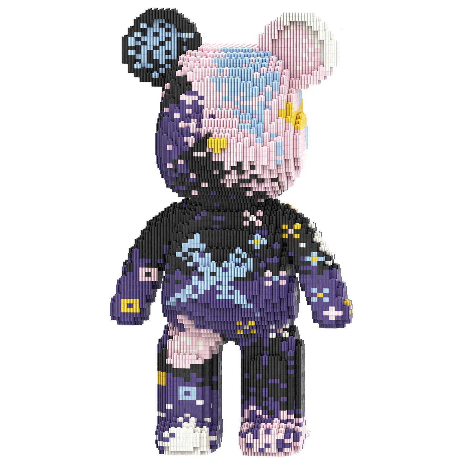 Galaxy Drawer Bear Micro Building Blocks Set, 5400PCS DIY Collectible Figure with Drawer, Creative Building Project Gift