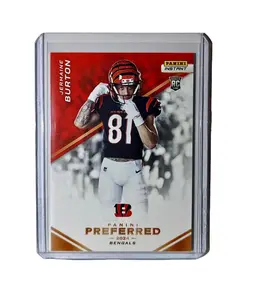 Jermaine Burton 2024 Panini Preferred NFL #13 Rookie Card Bengals 1/335