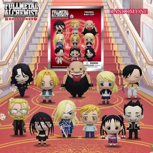 Fullmetal Alchemist Blind Bag Keychain, Edward Lust Envy 3D Keyring, Keychain Figures, Anime Figure Gift, Random Surprise Pick, Desktop Decoration