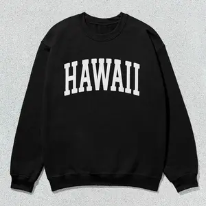 Hawaii Sweatshirt Collegiate Crewneck Sweater Unisex