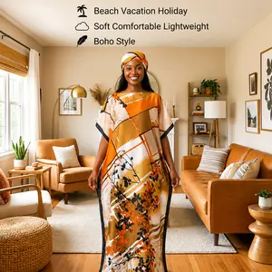 Women's Colorblock Print Long Relaxed Fit Scarf-Poncho Set, Soft Comfortable Casual Shawl, Beach Outdoor Wear Sunproof Swimwear Coverup, All-Seasons Fashion Accessory for Spring Style Upgrade