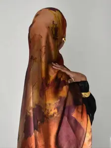 Women's Fashionable Scarf, Trendy Soft Comfortable Breathable Shawl Turban Hijab Head Scarf for Daily Wear, Casual Versatile Scarf for Women, Daily Clothing Decor