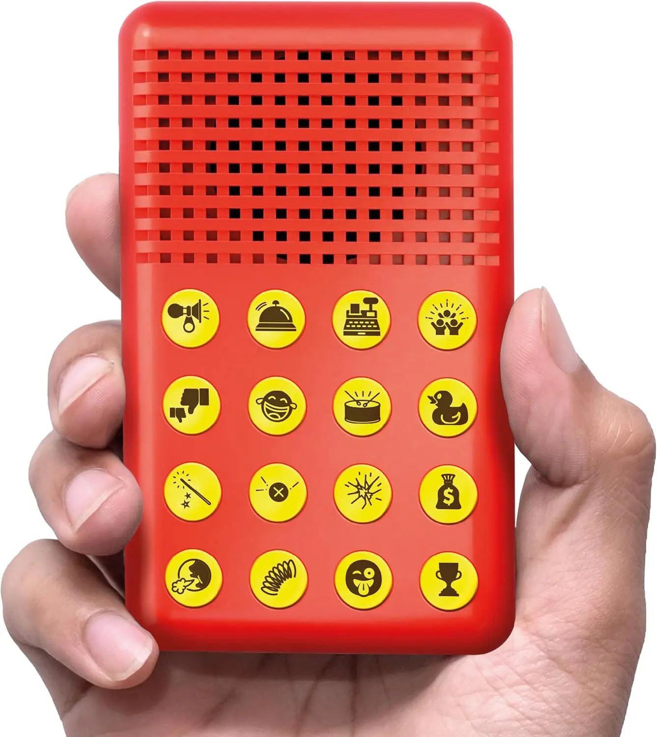 KNUCKLHEAD Sound Effects Machine 16 Funny Sounds for Kids Parties Pranks Gag Gifts Colorful Sticker 3 x 4 x 1 in