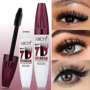 7D  Volume Mascara, Volumizing Mascara, Long Lasting Natural Curling Lashes for Professional Eye Makeup, Made for Women and Girls, Voluminous Lengthening Mascara