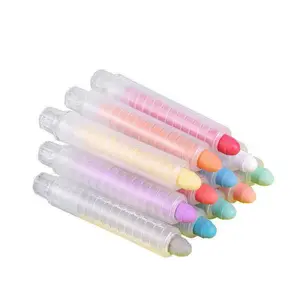 12 Color Dust-Free Chalk & Colored Water-Soluble Chalk Non-Toxic Home Teaching Graffiti Drawing Chalk Safe for Kids