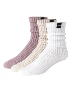 Hanes Originals Supersoft Slouch Crew Socks 3-pairs Underwear Multi Pack Comfortable Fit Soft Stretch Fabric Breathable Hm2g83