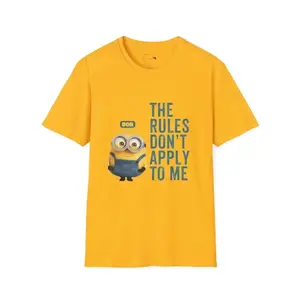 Funny Yellow Character Fan Tee, Cartoon Inspired Graphic T-Shirt, Trendy Unisex Meme Streetwear Gift #funnytee #cartoonshirt #graphictee #streetwear