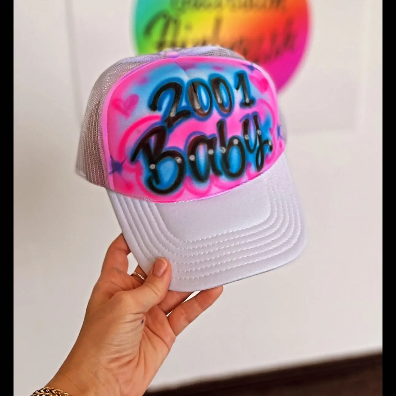 Custom Airbrush Trucker Hat