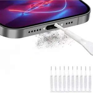 Phone Speaker Cleaning Kit for iPhone Samsung Xiaomi Tablets, Universal C-Type Port Dust Removal Tool, Portable Cleaning Brush Set