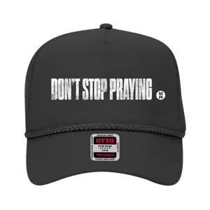 Black Don't Stop Praying Trucker Hat