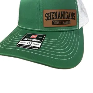 Richardson St Patrick Day Hat Shenanigans Coordinator Green Adjustable Trucker Cap Original 112