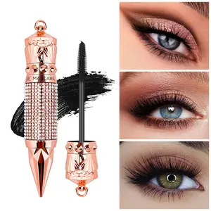 Long Lasting Mascara, 1 Count Waterproof Eyelash Extensions Mascara, Professional Eye Enhancement Makeup Products for Women & Girls, Cosmetic