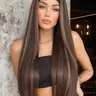 26 Inches Headband Wig, Heat Resistant Mixed Long Straight Hair for Daily Wear, Straight Synthetic Wig, Heat Friendly Wig, Heat Resistant Wigs