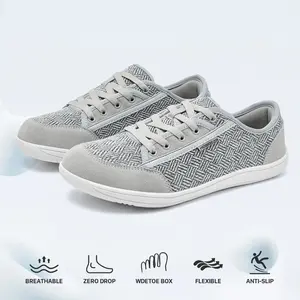 HOBIBEAR Barefoot Shoes for Women Men Zero Drop Sole Wide Toe Box Walking Sneakers