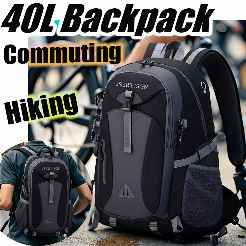 1pc 10.57gal Hiking Daypack Backpack Lightweight Computer Laptops Backpack for Men And Women Camping Climbing Outdoor Sport Large Capacity Traveling Halloween Black Friday Christmas Thanksgiving Gift Sport Fitness, Gym Bag