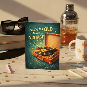 You're Not Old You're Vintage Card | Funny Birthday Card