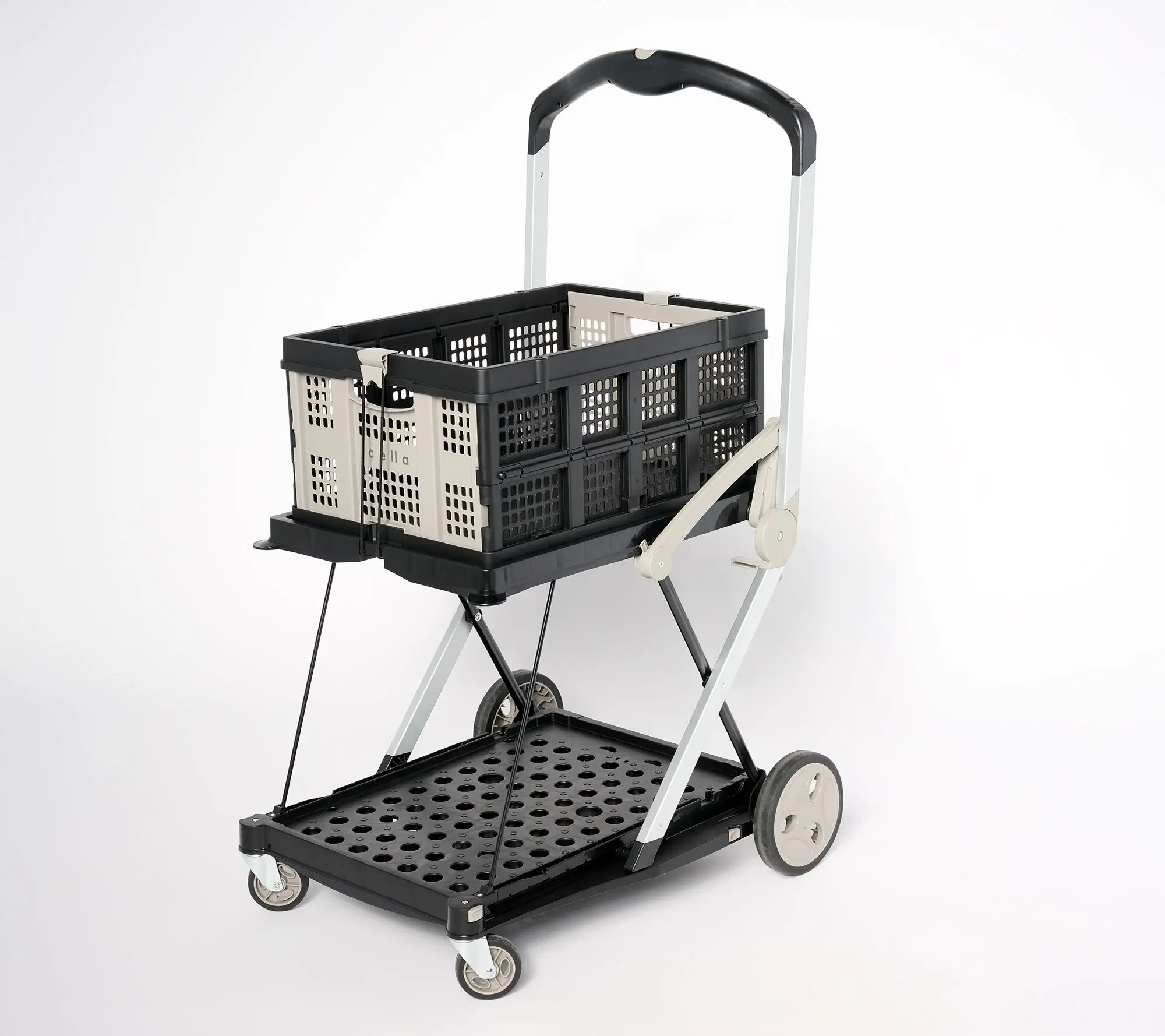 Cella Collapsible Rolling Shopping Cart Cella Collapsible Rolling Shopping Cart