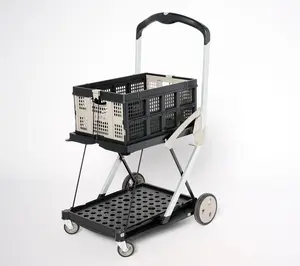 Cella Collapsible Rolling Shopping Cart