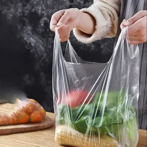 300 Transparent Food Storage Bags, Durable Tear-Resistant Plastic Bags for Kitchen & Dining Room Use, Keep Food Fresh Longer, Durable Solid Plastic