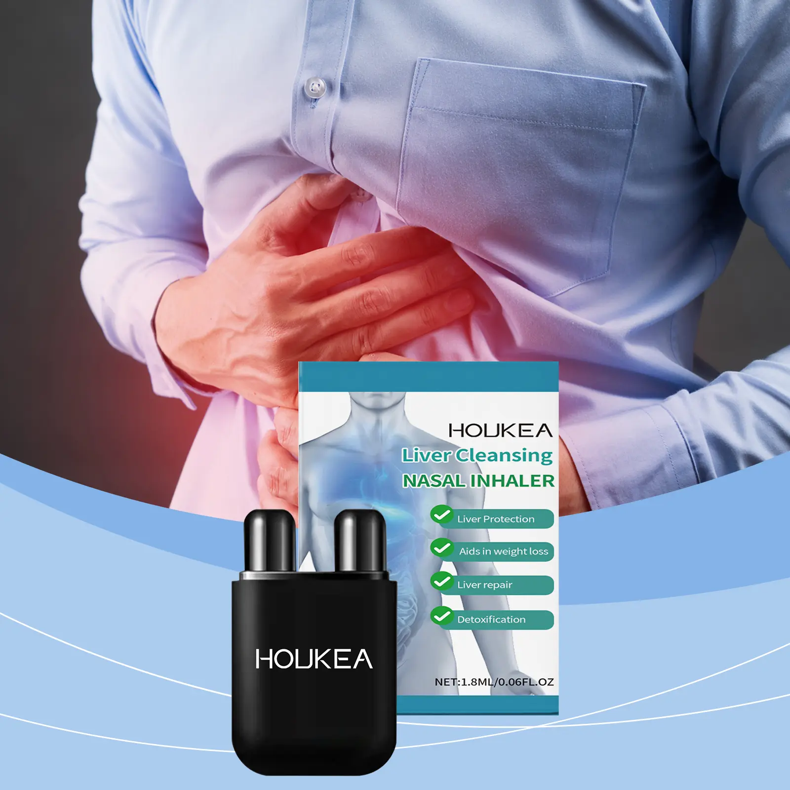 Houkea Body Care Nasal Aspirator - Internal Body Cleaning, Daily Use