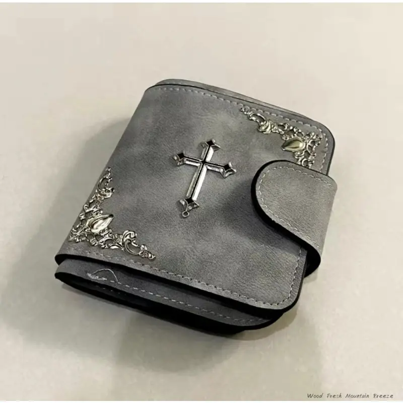 New Rock Gothic Wallet for Men and WomenBeautiful Corners, Cool Gift for Bovfriend or