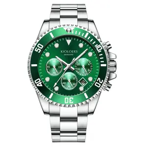 Men's Fashion Sports Multifunctional Watch with Rotating Outer Ring, Night Light Waterproof Calendar, Scratch resistant 24-hour Small Dial Suitable for Daily Wear, Holiday Gift Giving