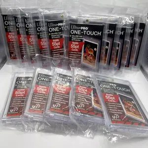 Ultra Pro One-Touch 55pt Point Magnetic Card Holder - Lot of 15 for Chrome/Prizm Cards