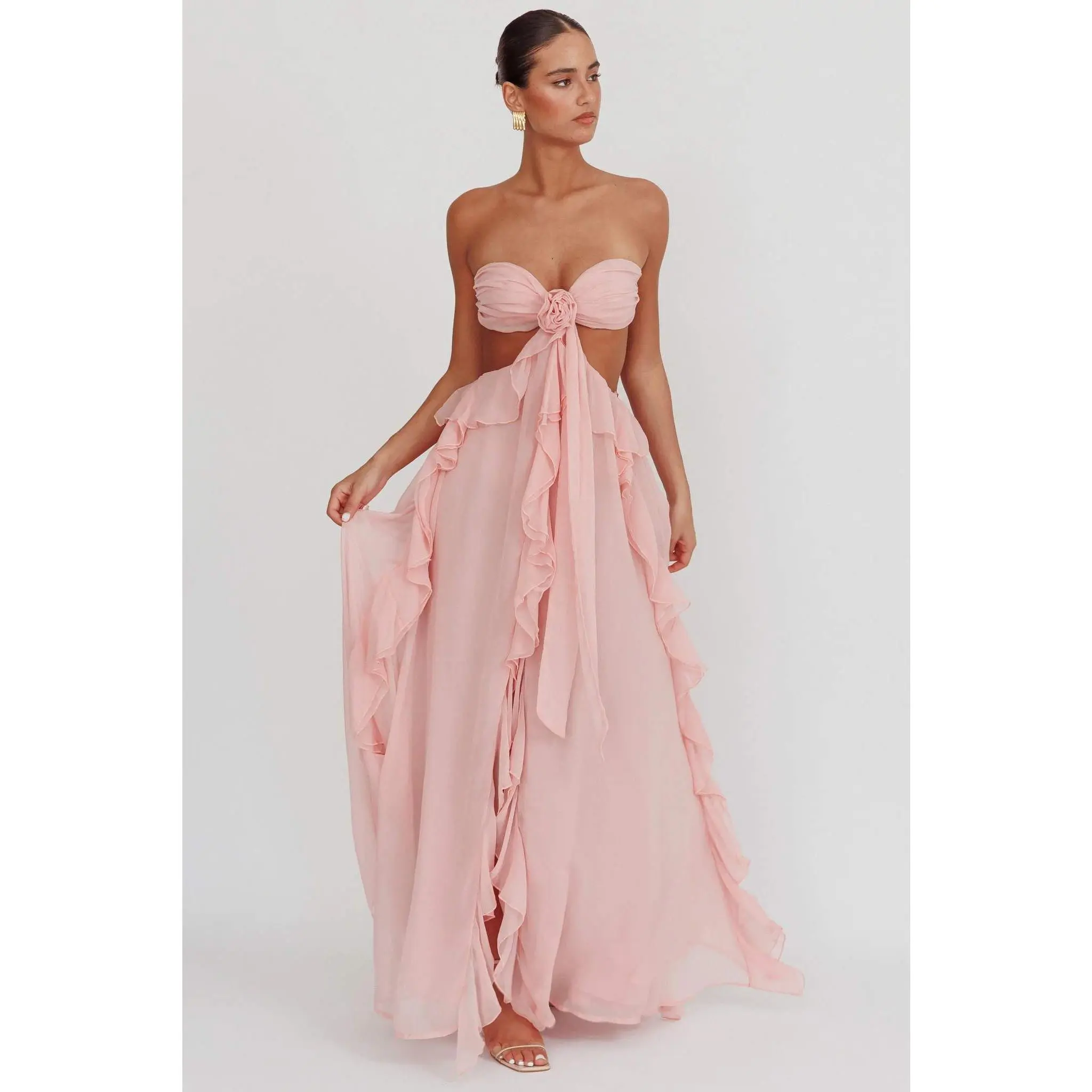 Sorella Ruffle Maxi Dress