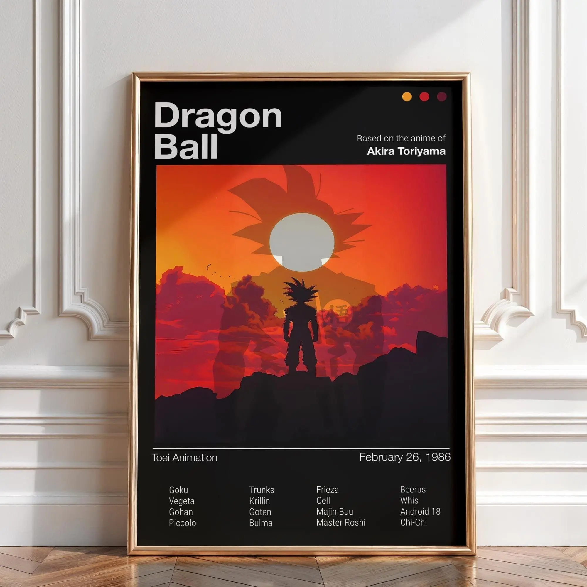 [Sale Up To 50%] Dragon Ball Z Poster, Goku Art Print Vintage Artwork