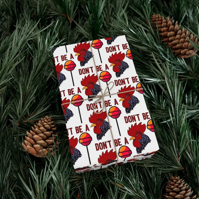 Funny wrapping paper