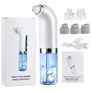 Blackhead Remover Pore Vacuum 5 In 1 Blackhead Remover Tools 3 Modes Adjustable Cleansing Daily Cleansing Daily Facial Gentle Silicone White