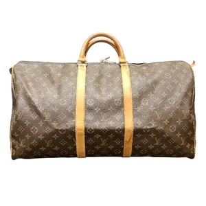 Pre-owned Louis Vuitton Canvas Tote Bags Keepall Monogram Boston Bag