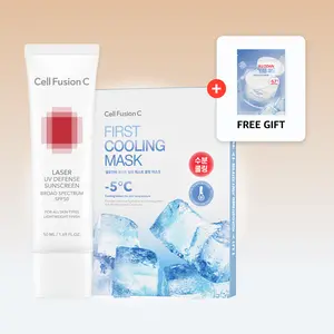 [Cell Fusion C] Post-Procedure Cooling & UV Defense Duo | Skin Barrier repair | Soothing + Sun Protection Set