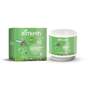Ximonth Plant Lemongrass Mosquito Repellent Gel Magic Box Household Outdoor Dual-Use Mild Mosquito Repellent Insect Repellent Anti-Bite Lavender Oil