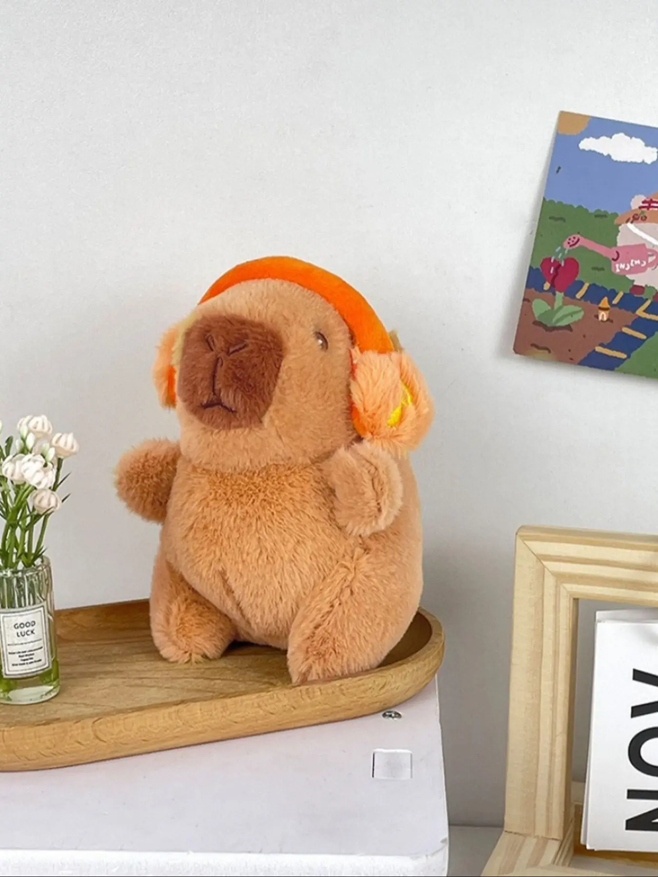 Soft Plush Capybara Cartoon Pendant, Cute Collectible Charm Accessory for Bags & Keys, Perfect Gift for Friends & Family, Adorable Design, Stylish Playful Charm, Fashion Bag Charms, Trendy Bag Charms, Bag Accessories Charms, Purse Charms