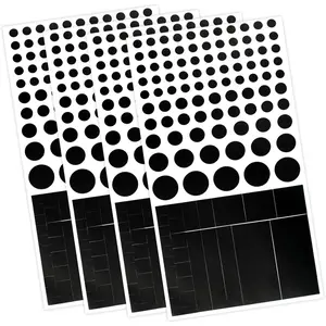 Blocked Vinyl Webcam Covers - Restickable  Stickers for Laptop, Smartphone, Tablet,  TV &  Console - Black, Multiple Sizes