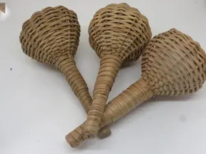 Rattan Cane Shaker, Handmade Percussion, Natural Cane, Woven Rattle, Authentic Sound African Shaker, Handcrafted Instrument, Made In Ghana