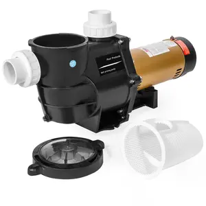 XtremepowerUS Heavy Duty 2HP In-Ground Swimming Pool Pump - Dual Speed, High Flow, 2" Inlet, 230V, Quiet Operation